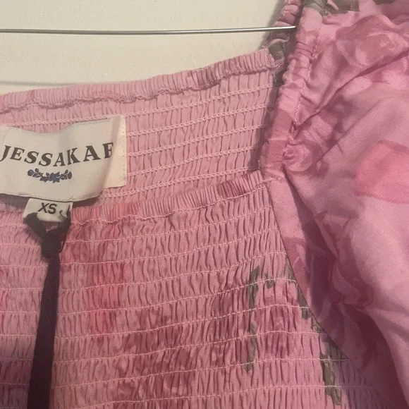 Jessakae Delilah Pink Smocked Dress - Picture 4 of 8